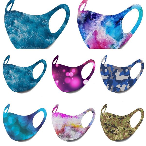 

uzr0hu in stock designer mask men fashion disposable face starry sky flame camouflage printing ear hanging dust masks n