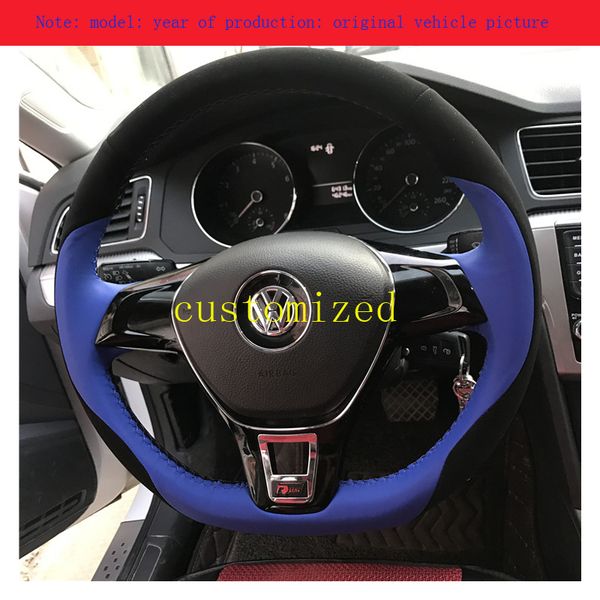 

индивидуальные поделки diy замшевые автомобильные крышки рулевого колеса для volkswagen vw golf 7 mk7 sharan new polo jetta passat b8 tiguan