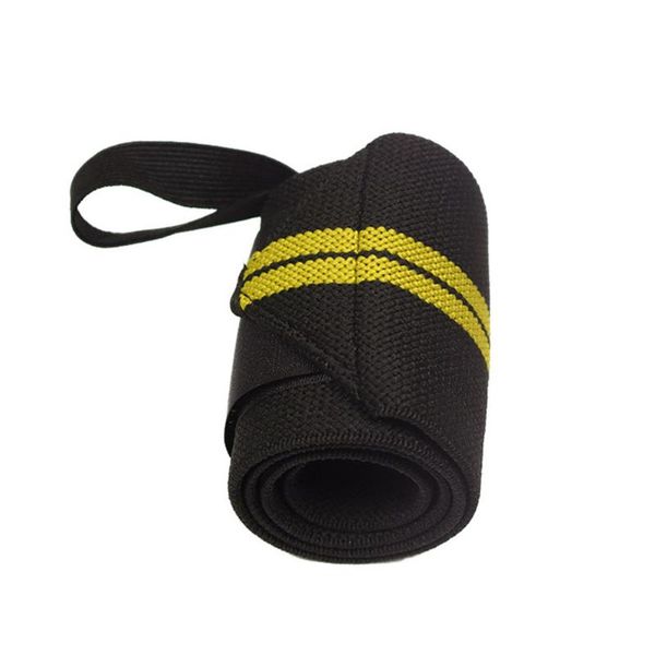 

1 pair outdoor sports wrist pad bandage wristbands wristguard adjustable fitness wrist support hand protector black and yellow, Black;red