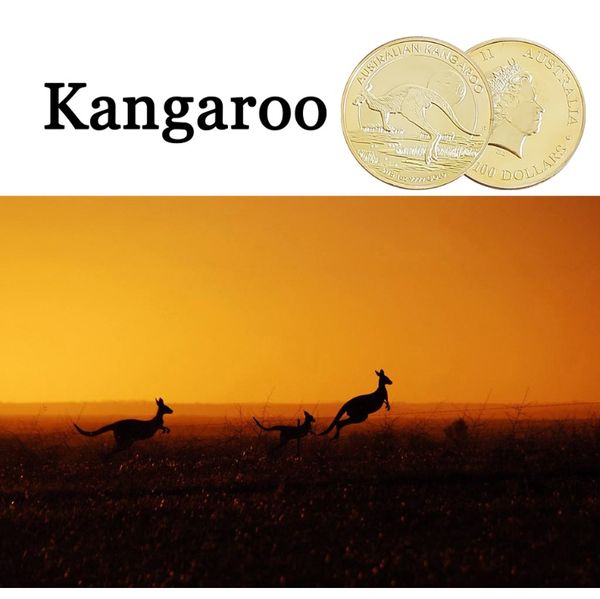 

rh rh plated closed australia kangaroo patternative commorative complation combels collection для деловых подарков креативный подарок f sqch