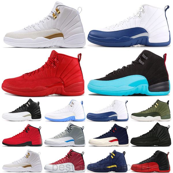 

2020 with box jumpman 12 12s high og wntr taxi gym red mens basketballs shoes 13 13s flint chicago women sports sneaker trainers size gbb8