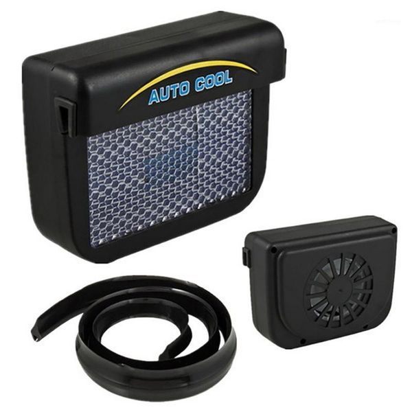 

new eco-friendly solar power mini air conditioner car easy to install air vent cool fan car conditioner ventilation1