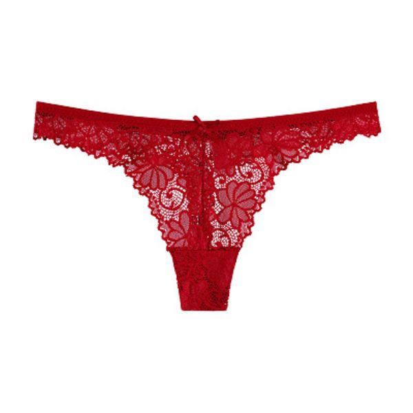 

womens lace g-strings women new hollow transparent thong ladies briefs women trendy low-rise underwears lace underpants wholesale, Black;white