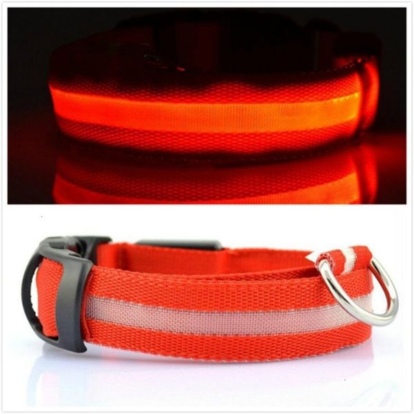 

in night dark safety the flashing glow dog leash pet collar luminous for dogs cats accessories supplies 3 nb3tb