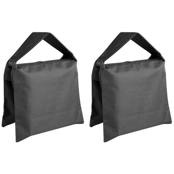 

heavy duty pgraphic sandbag studio video sand bag for light stands, boom stand, tripod -2 packs set