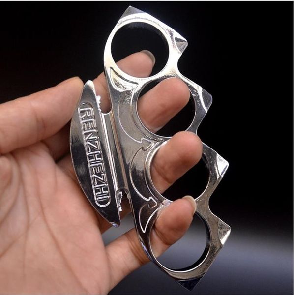

21 practical broken window life-saving hammer ninja iron four-finger tiger self-defense fist clasp ring weapon hand support ring8519