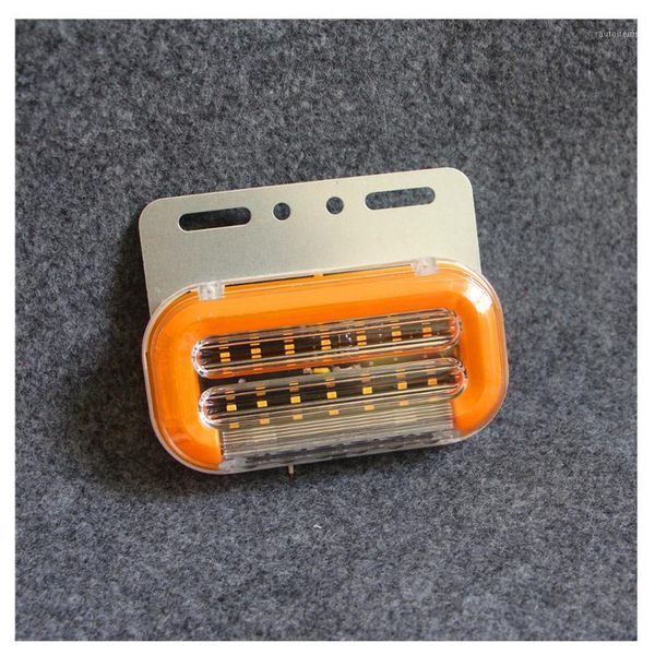 

20pcs amber led side marker light lamp truck trailer lorry caravan sealed waterproof 24v1