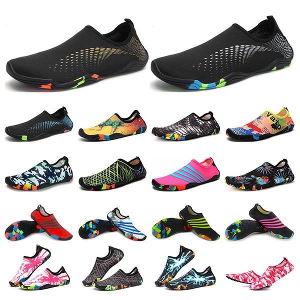 

men swimming diving outdoor beach shoes soft-soled creek sneakers black yellow barefoot skin snorkeling wading fitness women trainers