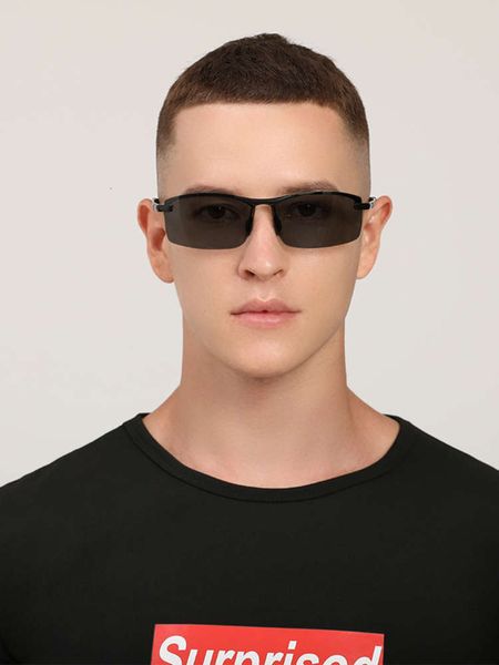 

men's sunglasses for 2020 driving new special polarized color changing sunglasses for day and night vision driving fishing tide, White;black