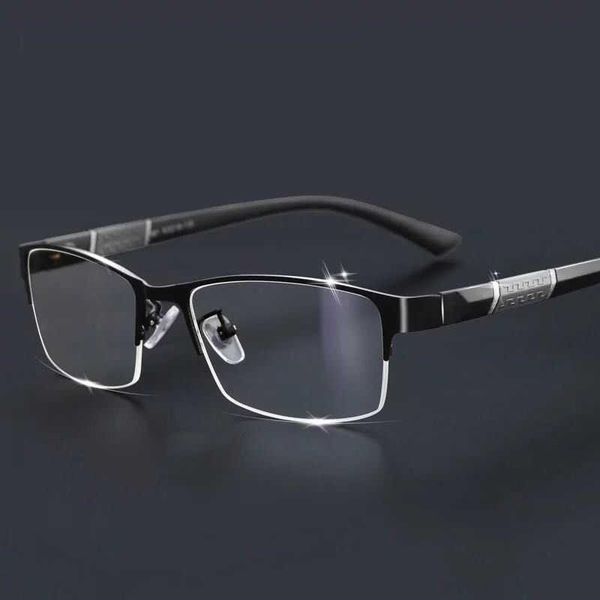 

anti radiation myopia glasses for men with flat and blue light fatigue