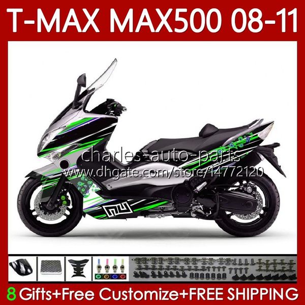 Body Kit für Yamaha TMAX MAX 500 XP500 MAX-500 T 2008–2011 Karosserie 107Nr