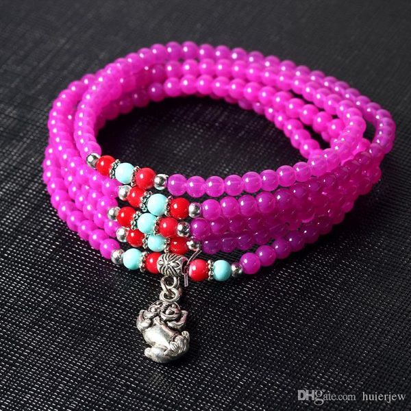 

bead bracelet flower bangle charm bracelets, Golden;silver