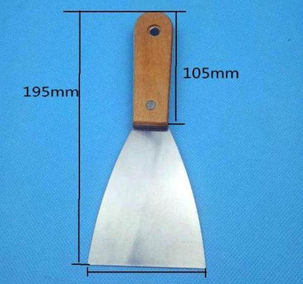 

wood handle putty knife scraper blade scraper wall plastering hand tool carbon steel batch knife for co wmtvnw xhlight