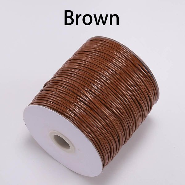

10m/lot 22 color leather line waxed cord cotton thread string strap necklace rope for jewelry making diy bracelet supplies wmtjcj mywjqq