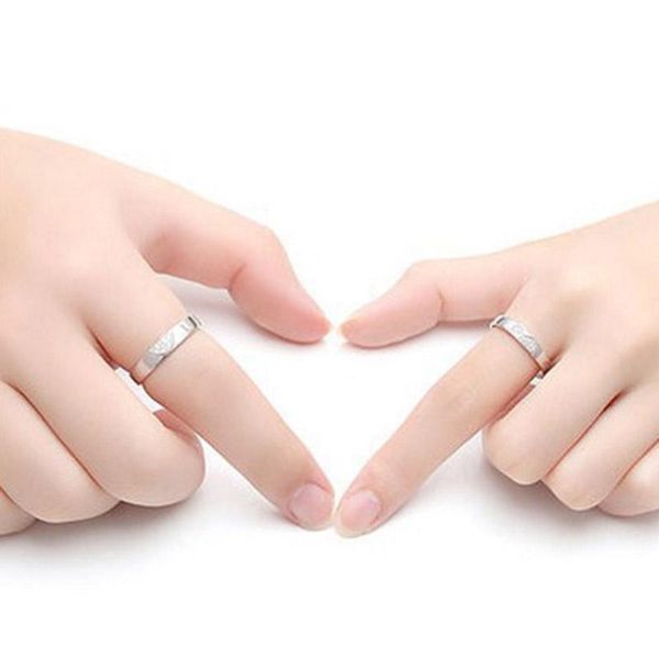 

yada подарки любят большие сердечные кольца для menwomen девушка влюбленные пары кольцо взаимодействие свадебные ювелирные изделия хрустальн, Silver