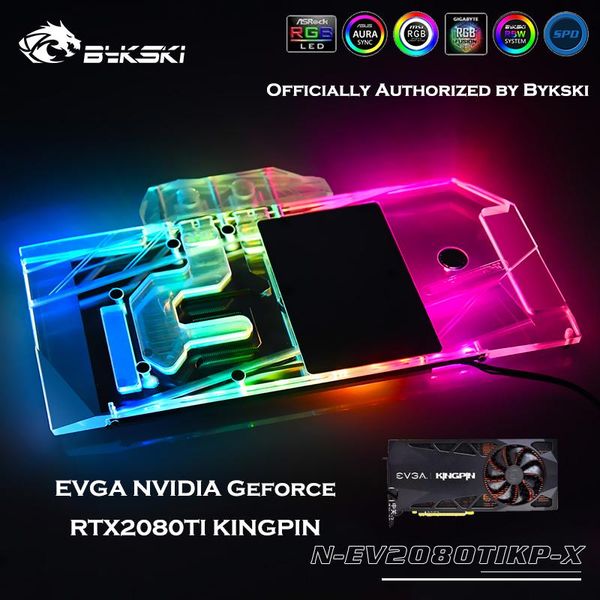 

bykski n-ev2080tikp-x полный охват gpu водный блок для evga nvidia rtx2080ti kingpin графическая карта heathsink