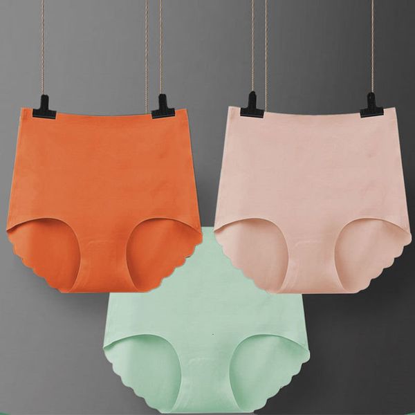 

seamless solid color panties new high-rise lingerie intimates women's underwear female briefs, Black;pink