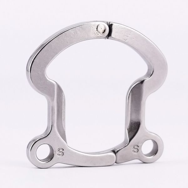 

new stainless steel anti-off ring for male cock cage metal chastity devices accessories