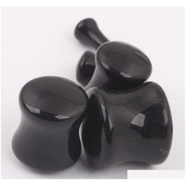 

piercing jewelry f48 mix 7 size 100pcs acrylic black ear jlluuf yy_dhhome, Silver