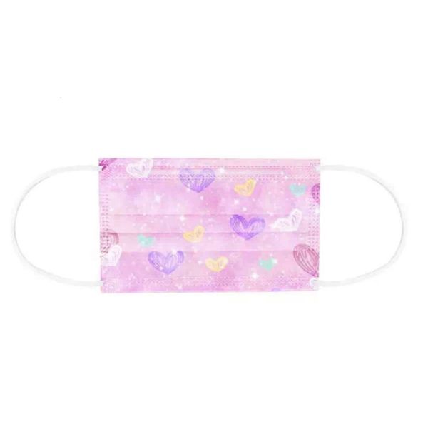 

with face masks designer elastic ear loop disposable 3 ply breathable dust air anti-pollution fashion print st