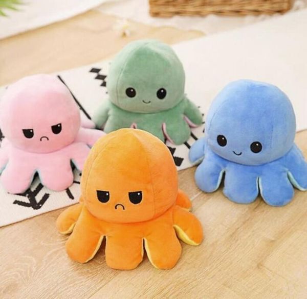 

dhl ship glitter ocs toys reversible flip ocs stuffed plush doll soft simulation reversible plush toys child toys gifts fy7488