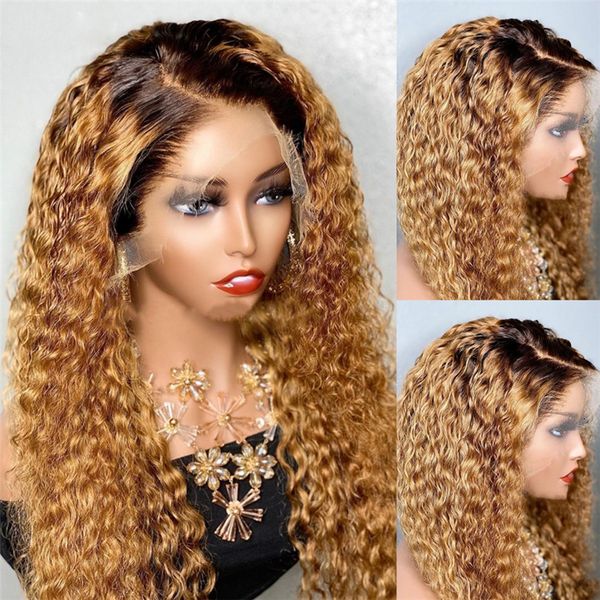 

glueless peruvian kinky curly ombre full lace human hair wig with baby hair 360 lace front wigs for women natural hairline 13x6 front, Black