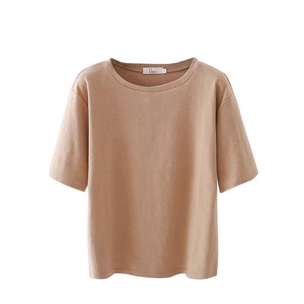 

korean style short sleeve t-shirt women fashion loose basic t-shirts casual drop shipping good quality, White