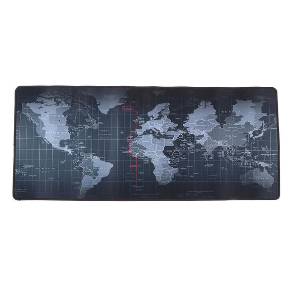 

gamer world map soft large extended mousepad lapwaterproof deskkeyboard mat