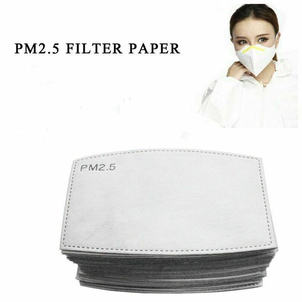 

face kids pm2.5 masks anti haze mask replaceable pad 5 layers white activated carbon filter wholesale