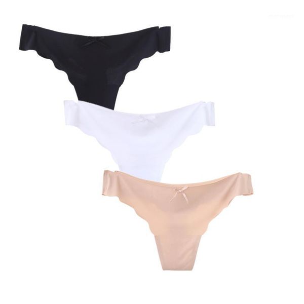 

women's panties 3pcs/lot seamless thong underpants women ladies low waist g string solid underwear wholesale lots bulk panties1, Black;pink