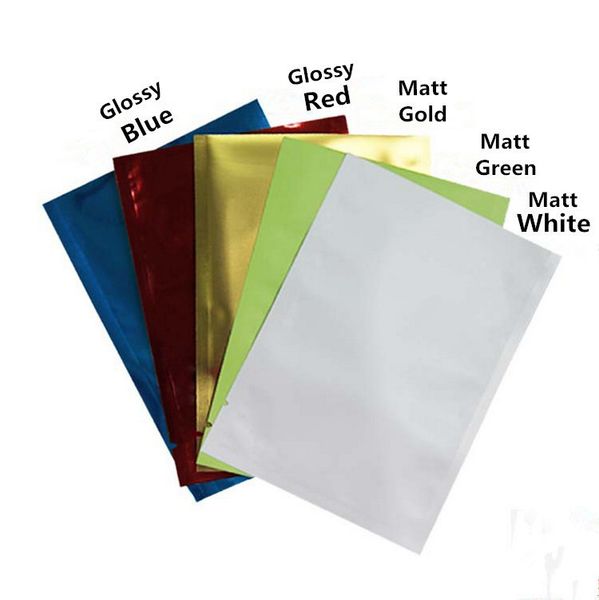 

2021 последнего 100шт малой глянцевой top алюминий open mask medicine leotrusting порошок herbal упаковка мешок heat seal фольга вакуумных с