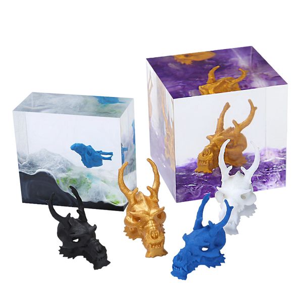 

3d dragon head resin art decoration miniature embellishments resin inclusions resin art horse with wings miniature inclusions