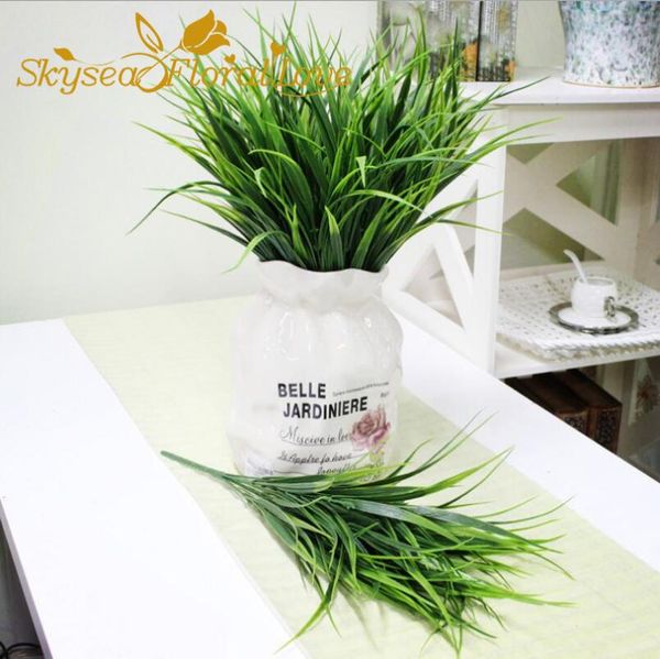 

decorative flowers & wreaths artificial arrangement with grass green plastic leaf of bluegrass fleurs scrapbooking