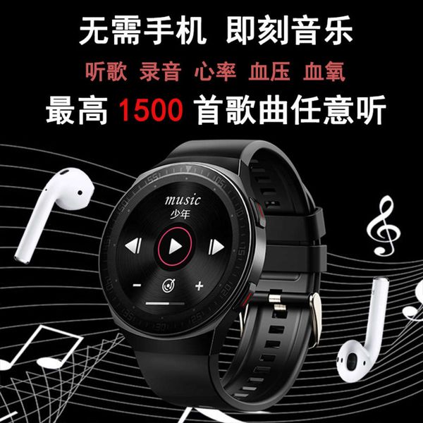 

american zol call bluetooth local storage listening music smart watch bracelet heart rate prsure blood oxygen monitoring exercise step