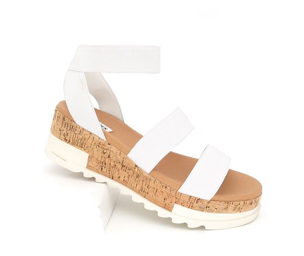 

women casual sandal large size designer sandals elastic platform sandals flat comfortable sandals beach shoes many colors for sale, Black