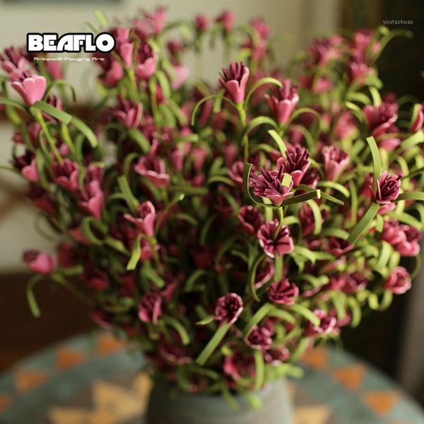 

decorative flowers & wreaths 1pc 52cm artificial spring flower farm house decor faux foam bouquet for office party home decoration1
