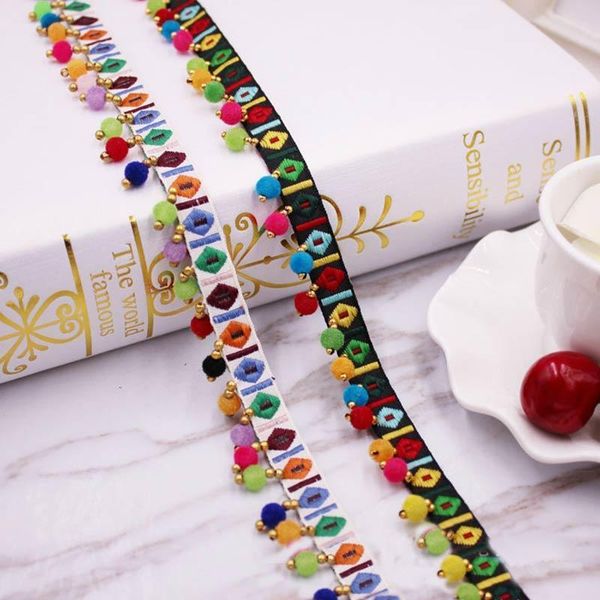 

10yards diy accessories tassel fringe small lantern lace bohemian tassel trimming fringes for sewing clothes curtains decoration h sqcavx