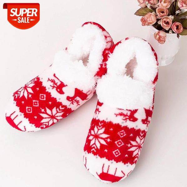 

women's winter shoes flock beautiful christmas slippers woman plush comfortable home slippers women 2019 news #rk5b, Black