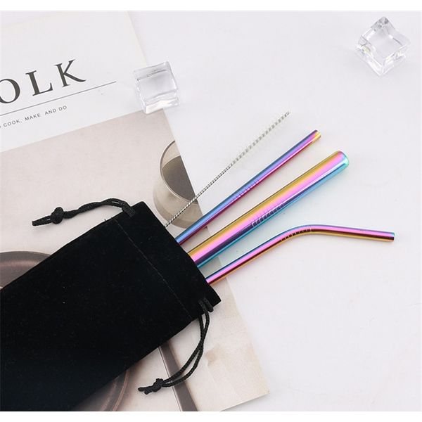 

metal straw stainless steel straw metal straws reusable bent straight straw drinking straws set water seal eco friendly metal f wmtygv