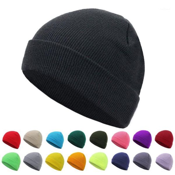 

2020 new winter hats knitted beanies for woman solid cute hat autumn girls female beanie caps warmer bonnet ladies casual cap1, Blue;gray