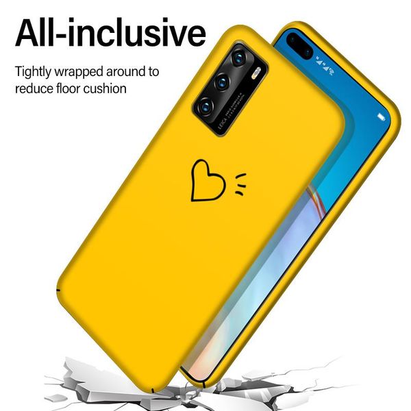 

ультратонкий красочный матовый жесткий пк чехол для телефона для huawei p40 p30 p20 lite mate 30 20 10 pro honom 8 симпатичные ударопрочный