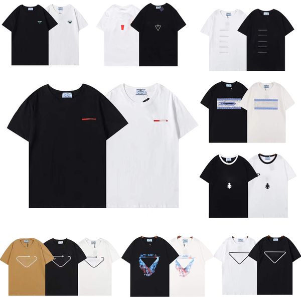 

2022 designer men's t-shirts fashion trends spring and summer t-shirt men and women with the same style couples short sleeves nine styl, White;black