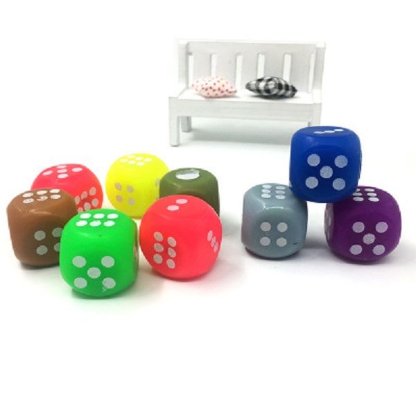 

tpr soft material luminous dices flashing elastic dice bars party new strange toy