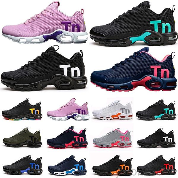 

mens airs mercurial tn casual shoes fashion rainbow colorfull men designer sneakers chaussures hombre tn man sport trainers xk5k, Black
