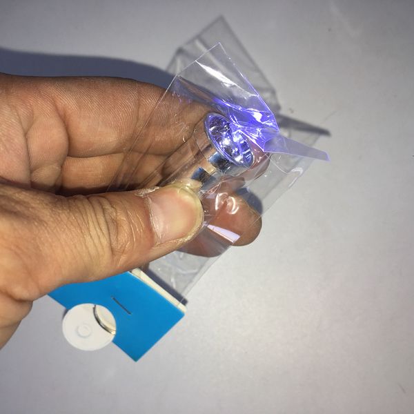 

blue double checking key ring lamp electronic jewelry store goods wholesale, Silver