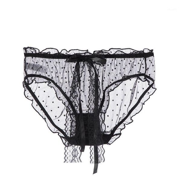 

women lace panties full transparent briefs female ultra thin mesh breathable underwear cute panty lingerie for ladies1, Black;pink