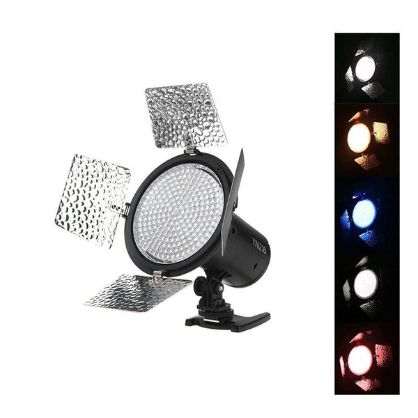 

yongnuo yn216 5500k/3200-5500k bi-color led video fill light lighting with 4 color filters yn-216 for dv dslr camera