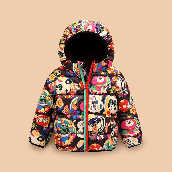 

2020 boys and girls autumn and winter down cotton padded jacket children's short thickened cotton padded jacket children's cotton, Blue;gray