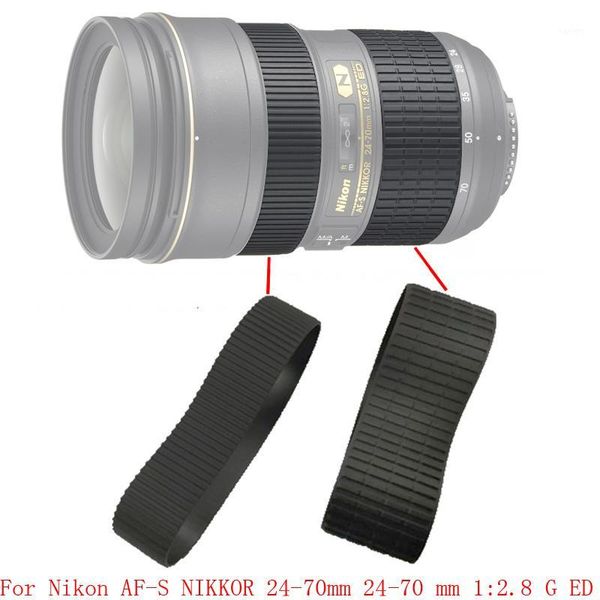 

lens genuine zoom + focus grip rubber ring for af-s nikkor 24-70mm 24-70 mm 1:2.8 g ed repair part1