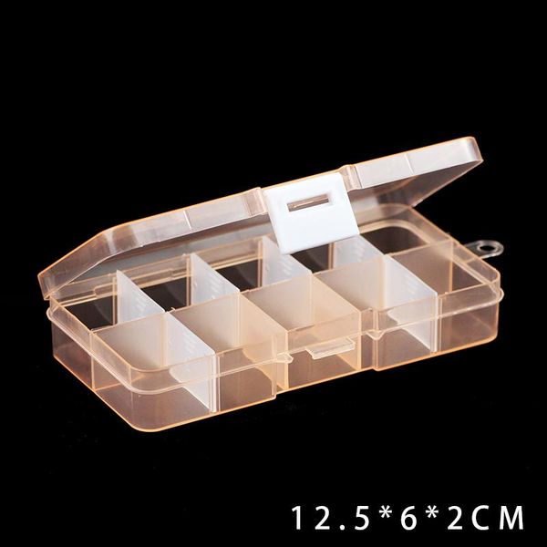 

jnby регулируемые 10 слотов панки пластиковые ювелирные изделия коробка хранения корпус контейнер для органайзера бисер серьги кольца подаро